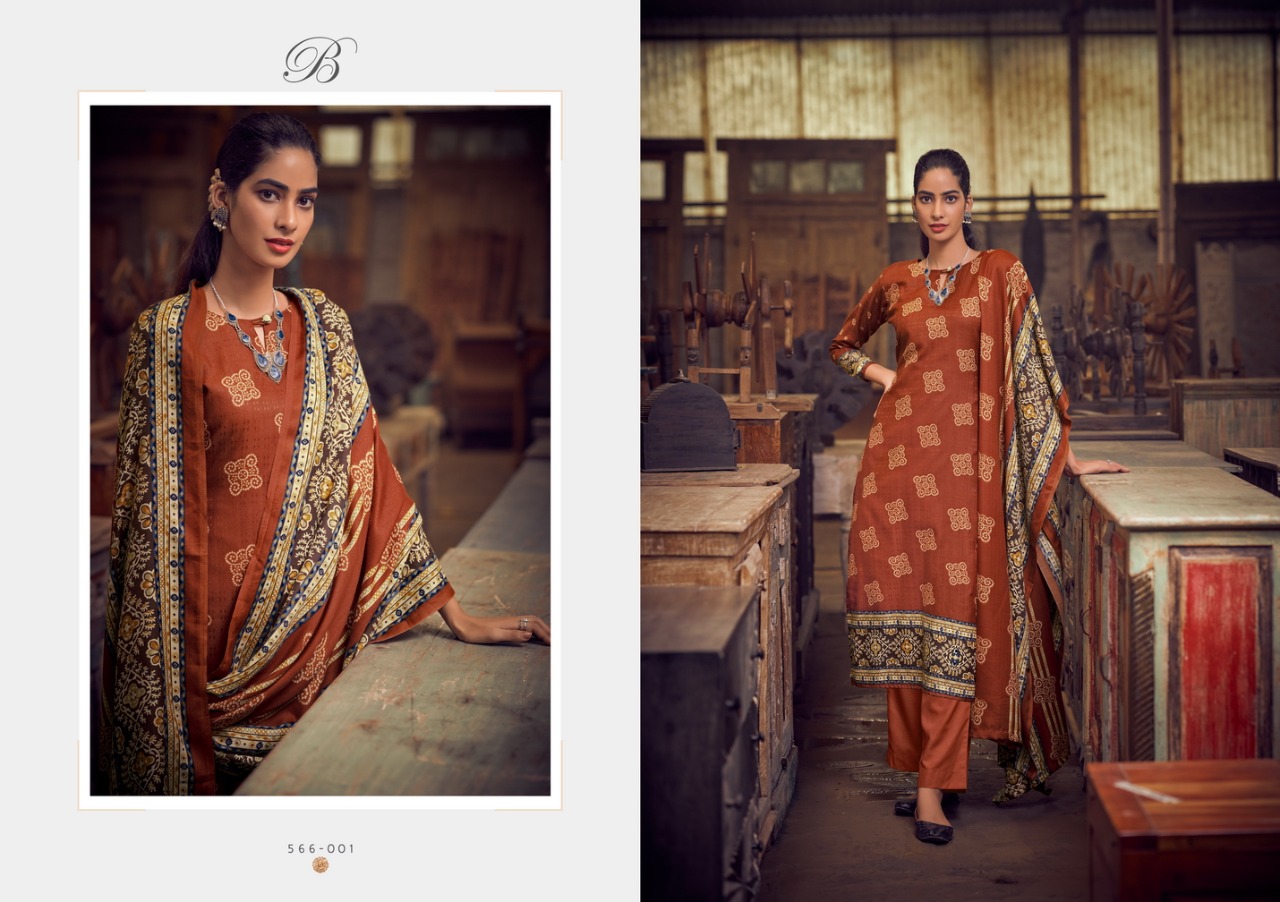 Belliza Al Marina Vol  5 Premium Winter Wear Woollen Pashmina Catalog