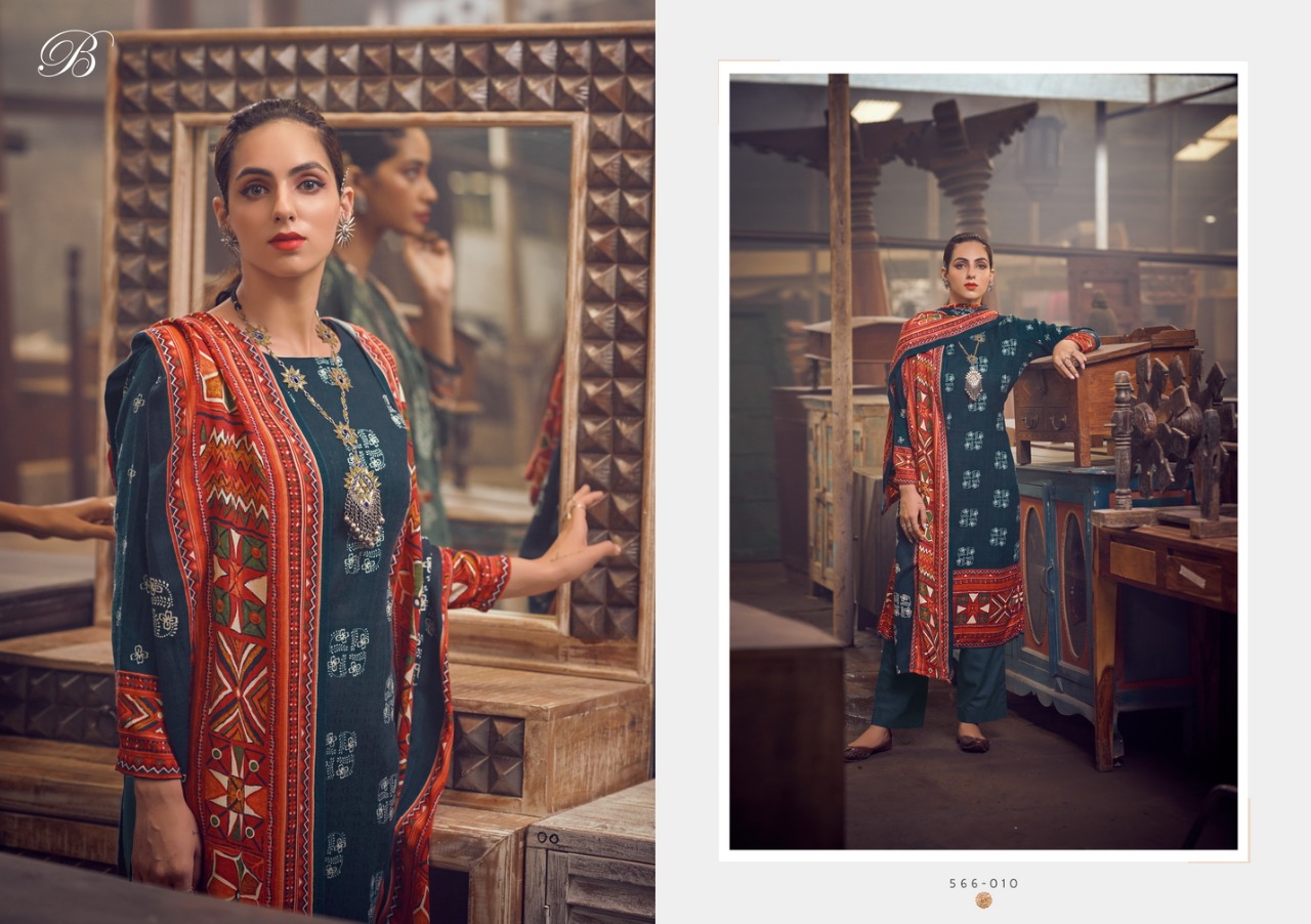 Belliza Al Marina Vol  5 Premium Winter Wear Woollen Pashmina Catalog