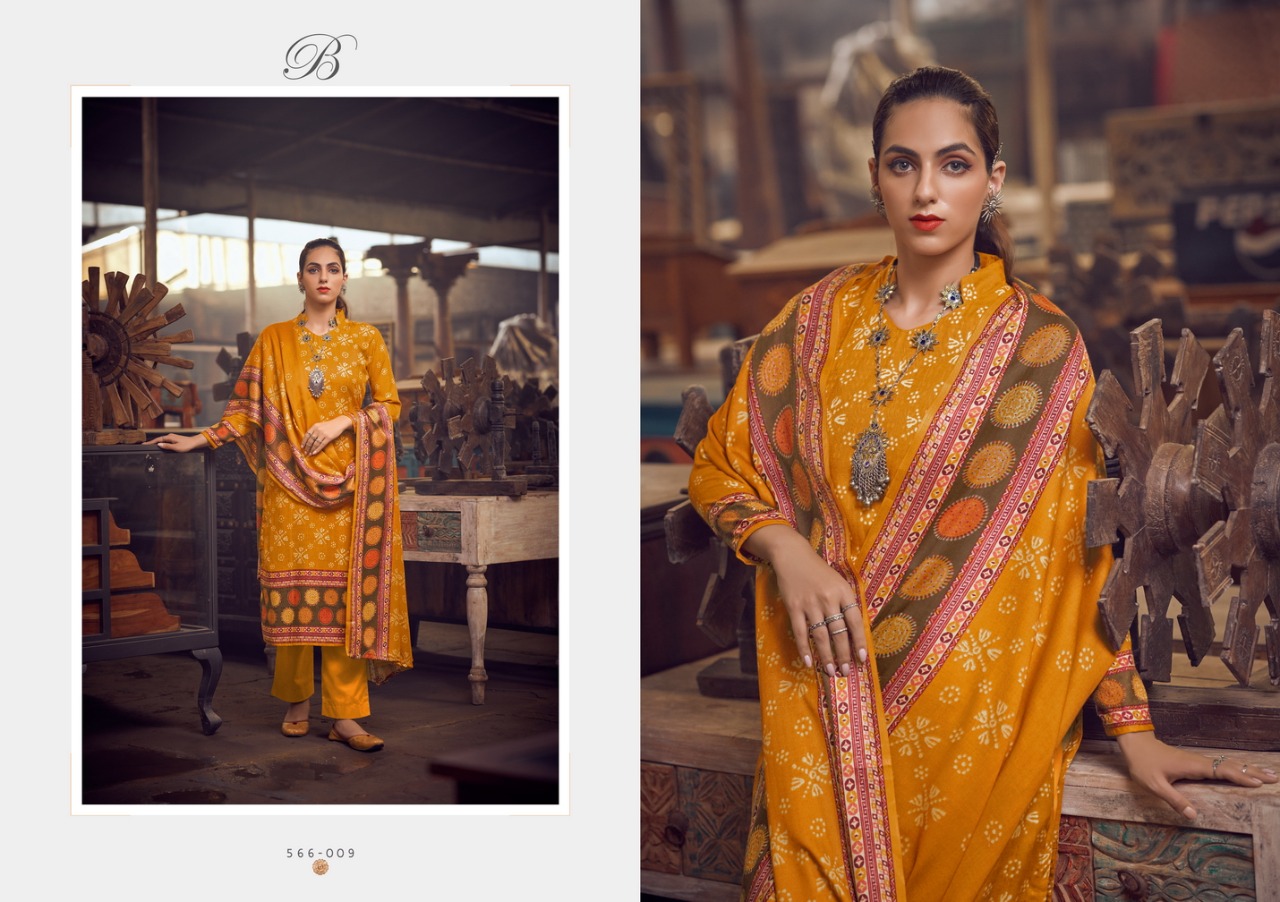 Belliza Al Marina Vol  5 Premium Winter Wear Woollen Pashmina Catalog