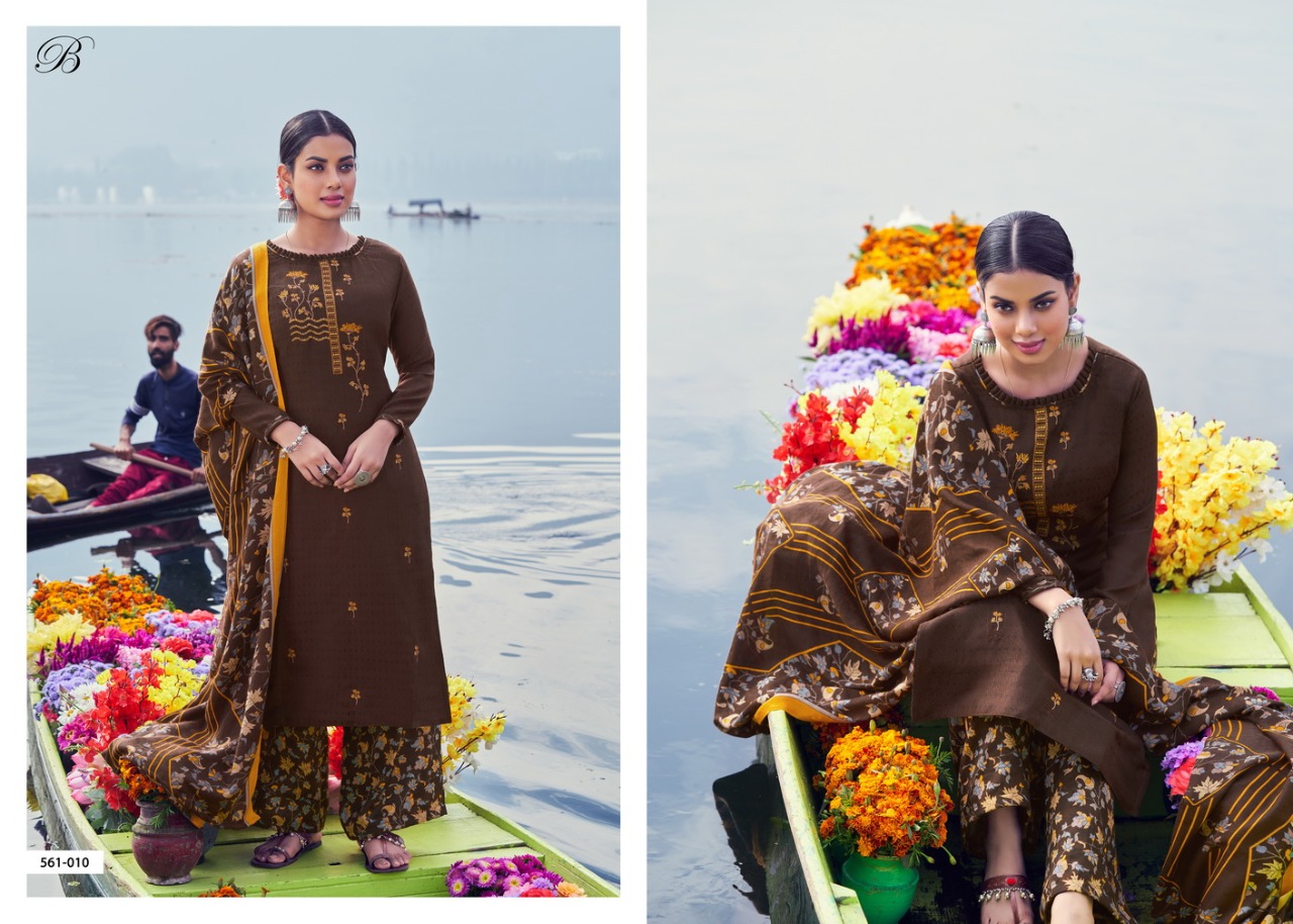Belliza Nizam E Patiala Vol 4 Pashmina Dress Material Catalog