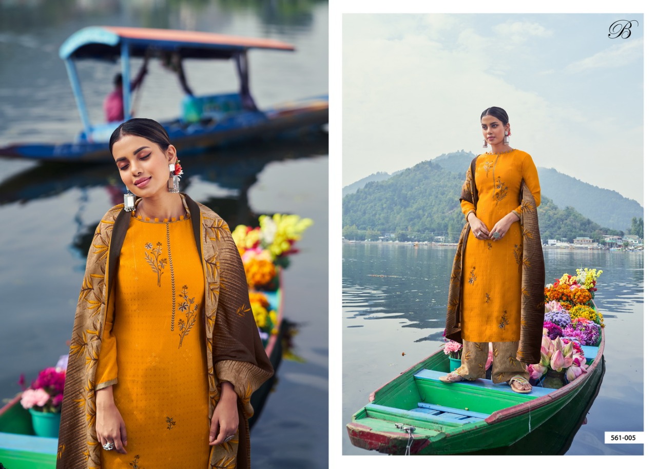 Belliza Nizam E Patiala Vol 4 Pashmina Dress Material Catalog