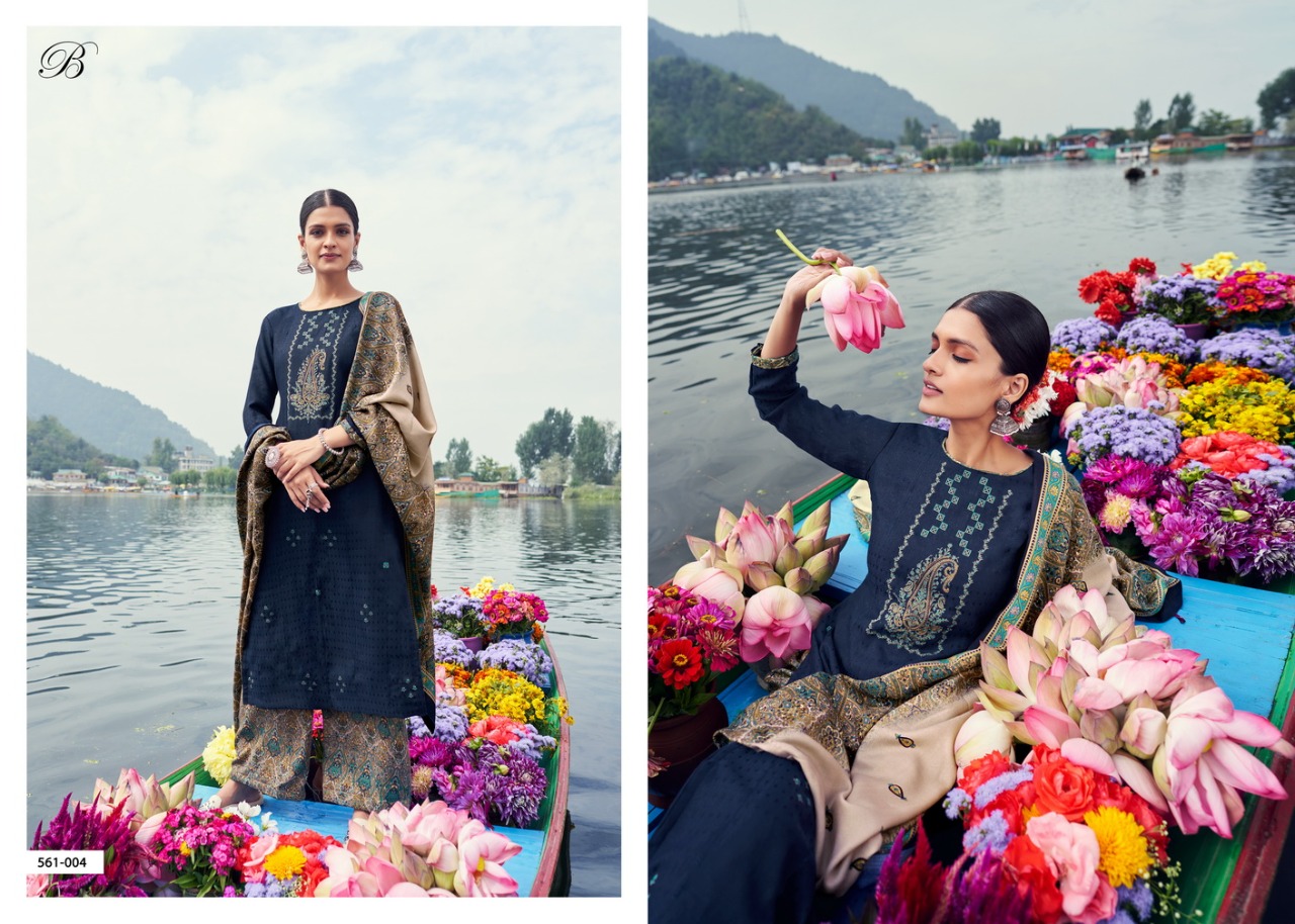 Belliza Nizam E Patiala Vol 4 Pashmina Dress Material Catalog