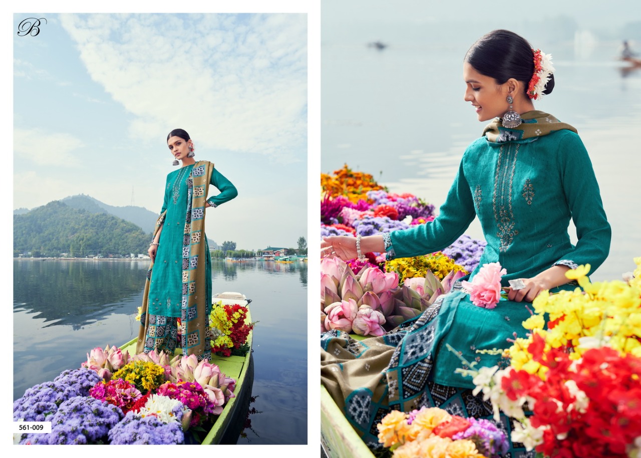 Belliza Nizam E Patiala Vol 4 Pashmina Dress Material Catalog