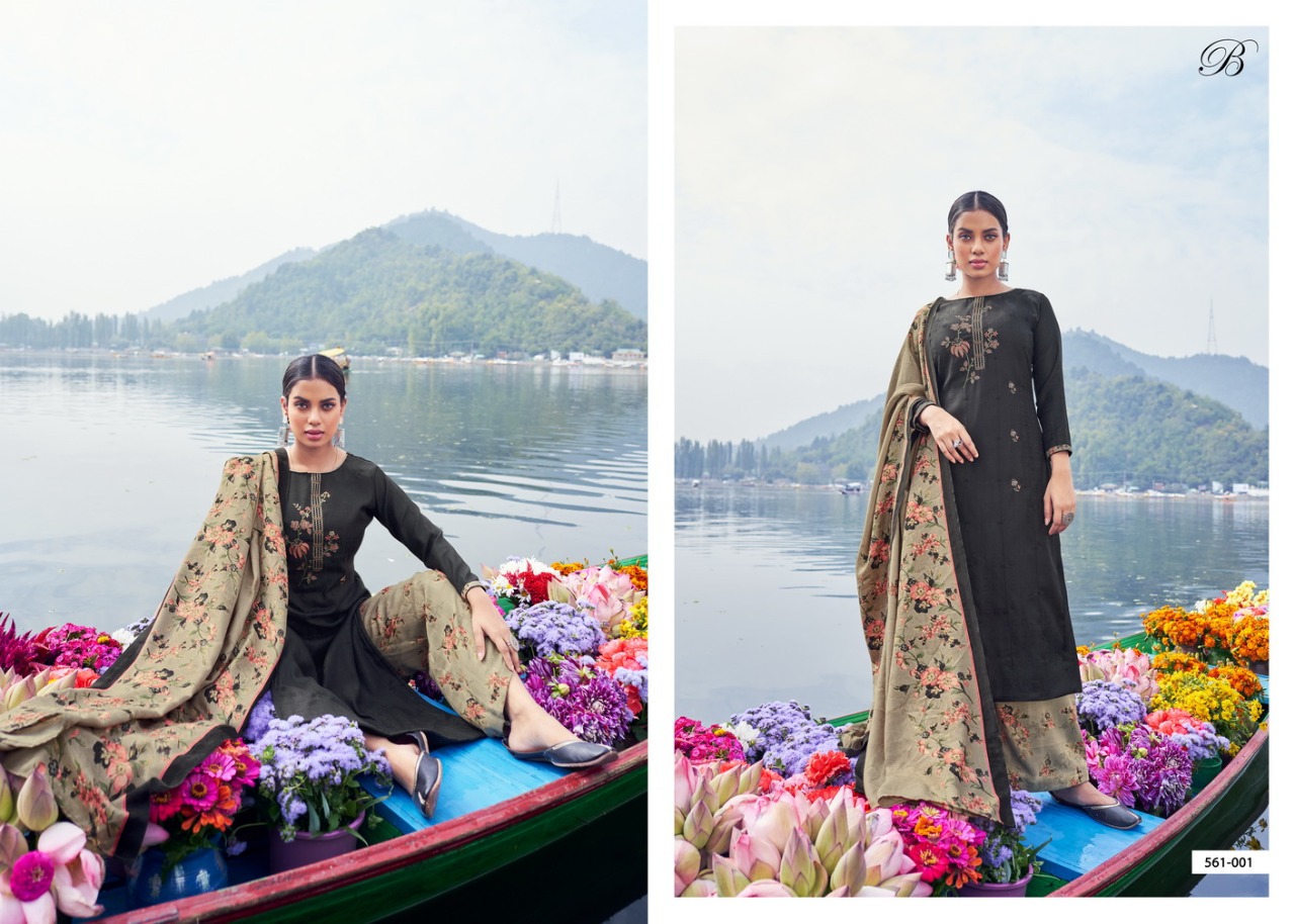 Belliza Nizam E Patiala Vol 4 Pashmina Dress Material Catalog