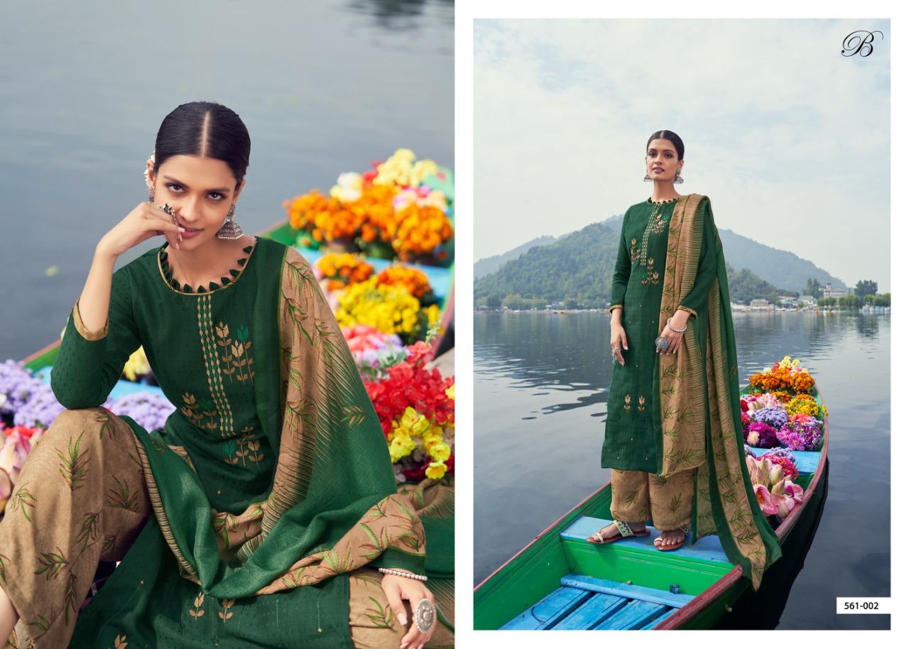 Belliza Nizam E Patiala Vol 4 Pashmina Dress Material Catalog