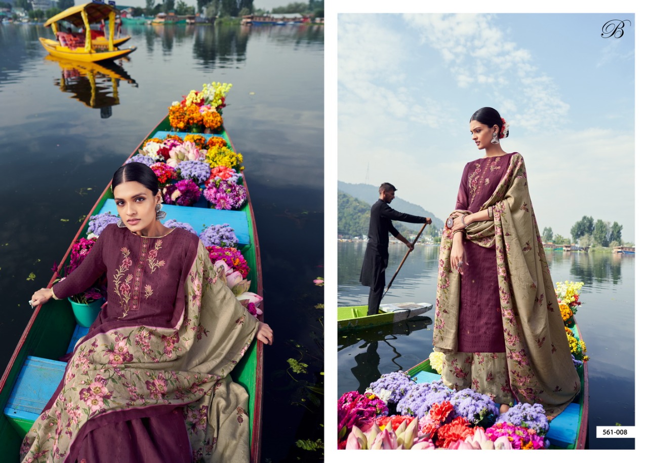Belliza Nizam E Patiala Vol 4 Pashmina Dress Material Catalog