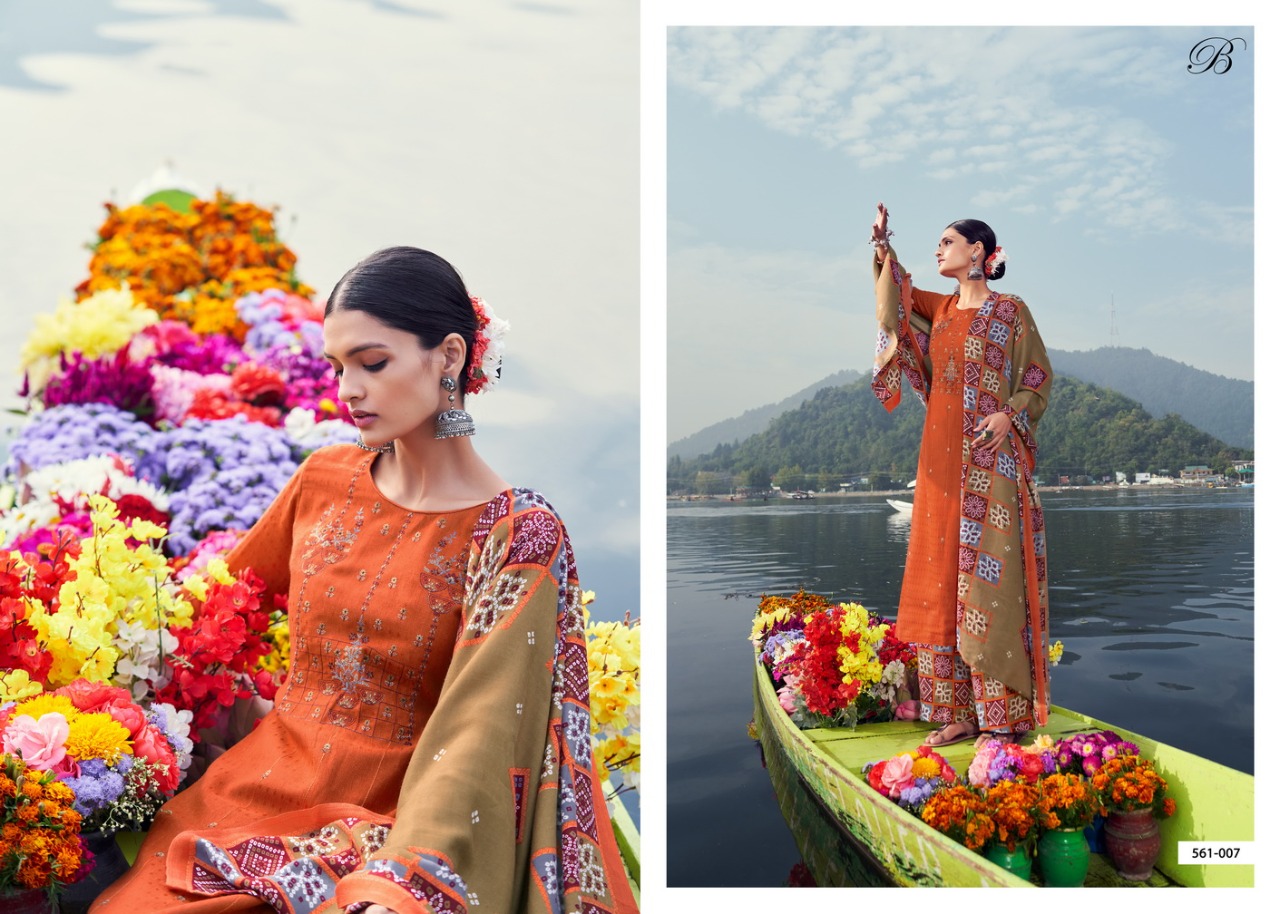 Belliza Nizam E Patiala Vol 4 Pashmina Dress Material Catalog