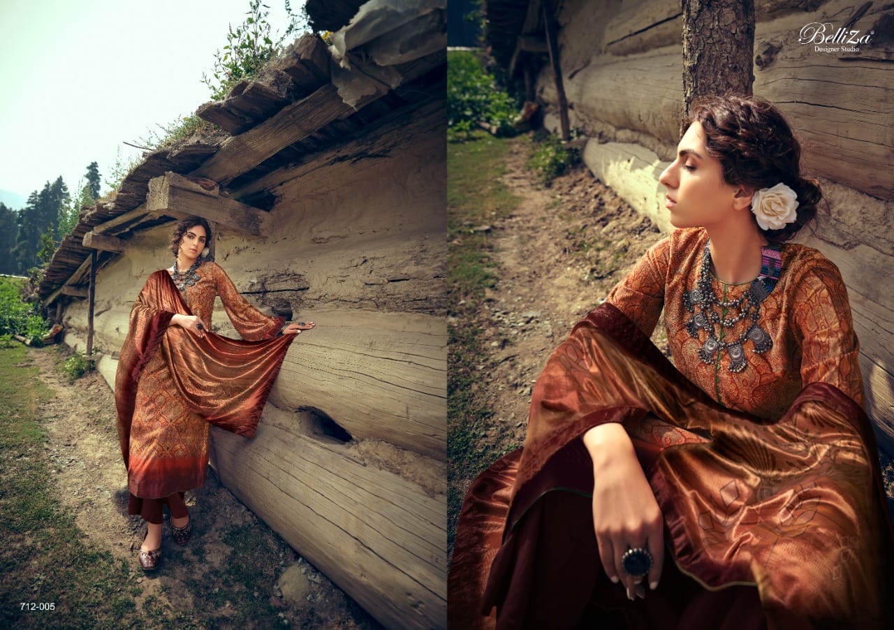 Belliza Orchid Velvet Exclusive Pashmina Catalog