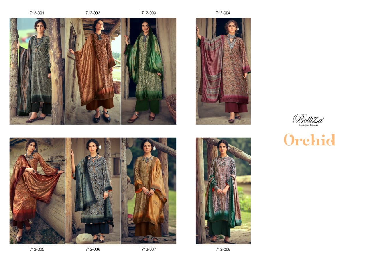 Belliza Orchid Velvet Exclusive Pashmina Catalog