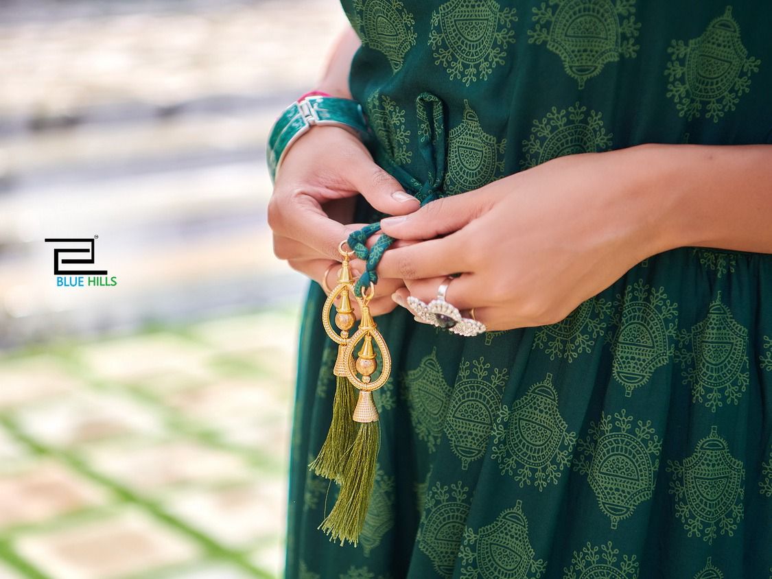 Blue Hills Sun Shine Vol 5 Anarakli Long Kurti Catalog