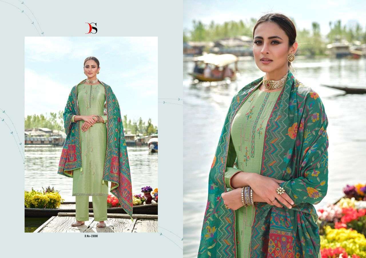 Deepsy  Aafreen Silk With Embroidery Work Salwar Suits Catalog