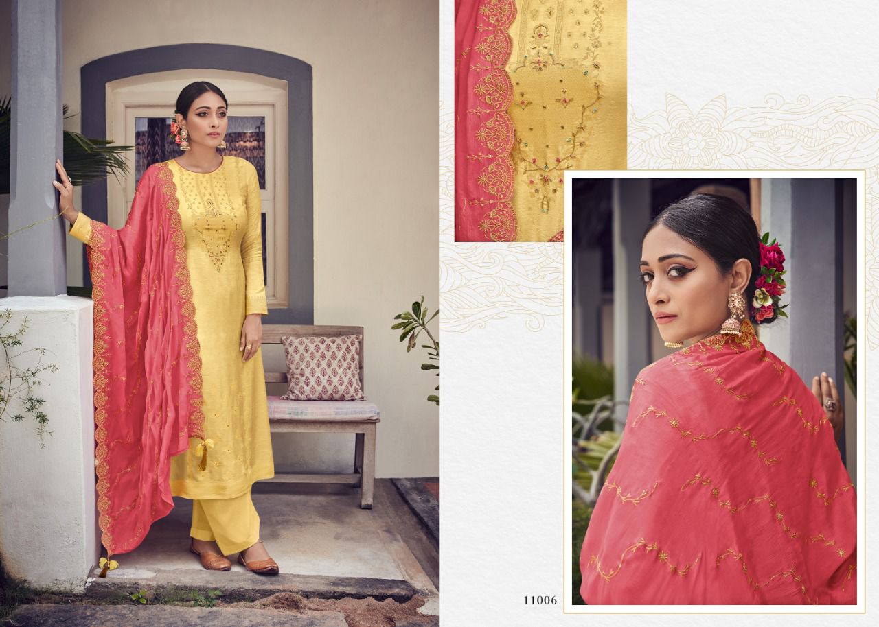 Deepsy Lvyona Viscose Embroidery  Designer Dress Material