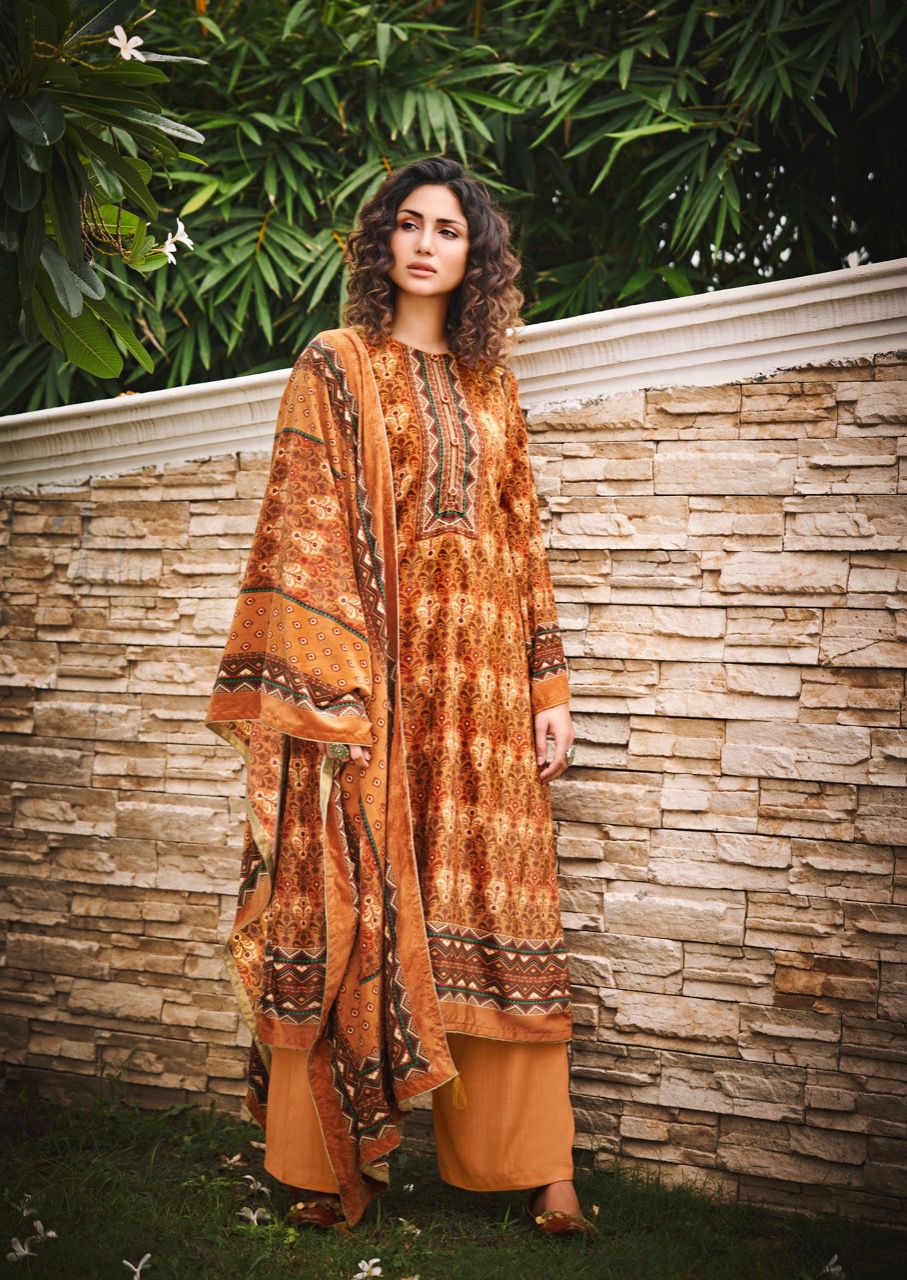 Deepsy Olivia  Vol 4 Premium Velvet Print Designer Suits Catalog
