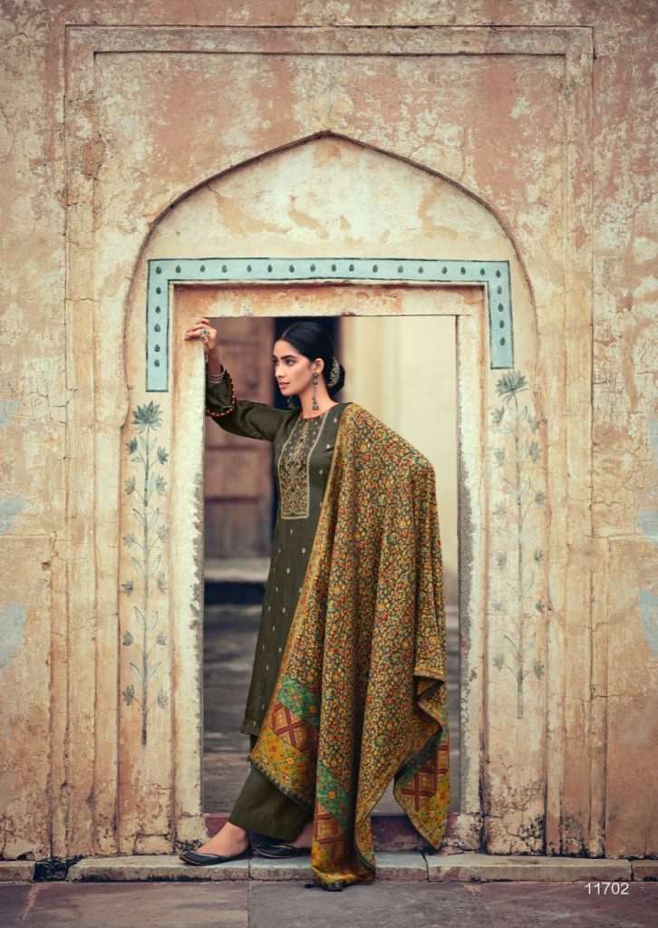 Deepsy  Basera Tussar Silk With Embroidery Work Dress Material Catalog