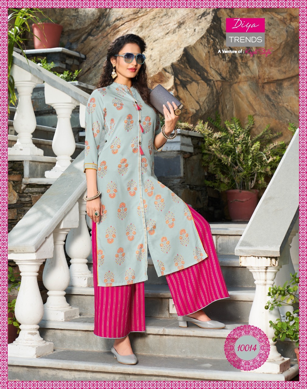 Diya Trends Bibas Vol 10 Designer Festive Wear Kurti With Bottom Wholesale Catalog
