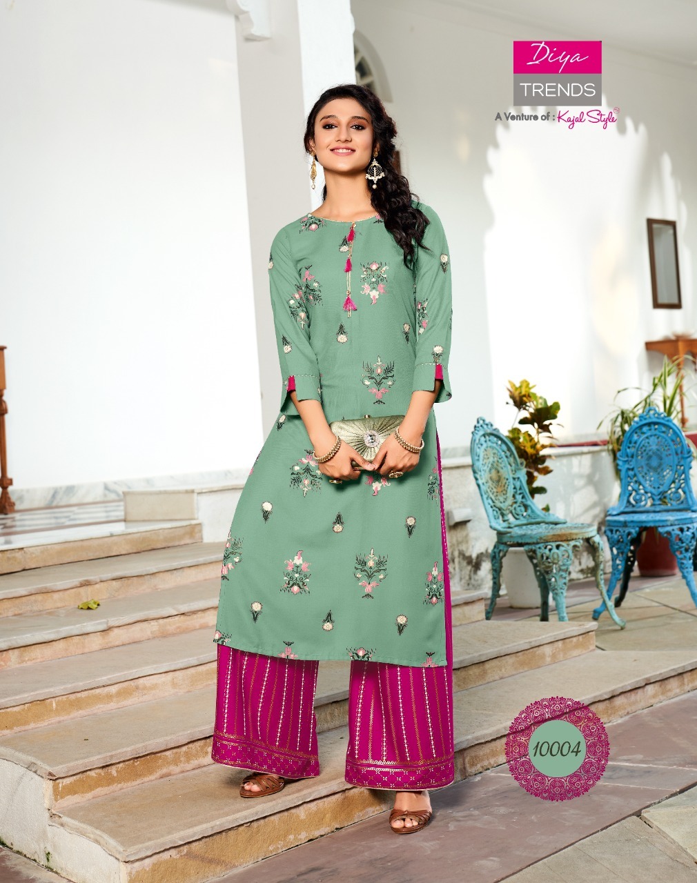 Diya Trends Bibas Vol 10 Designer Festive Wear Kurti With Bottom Wholesale Catalog