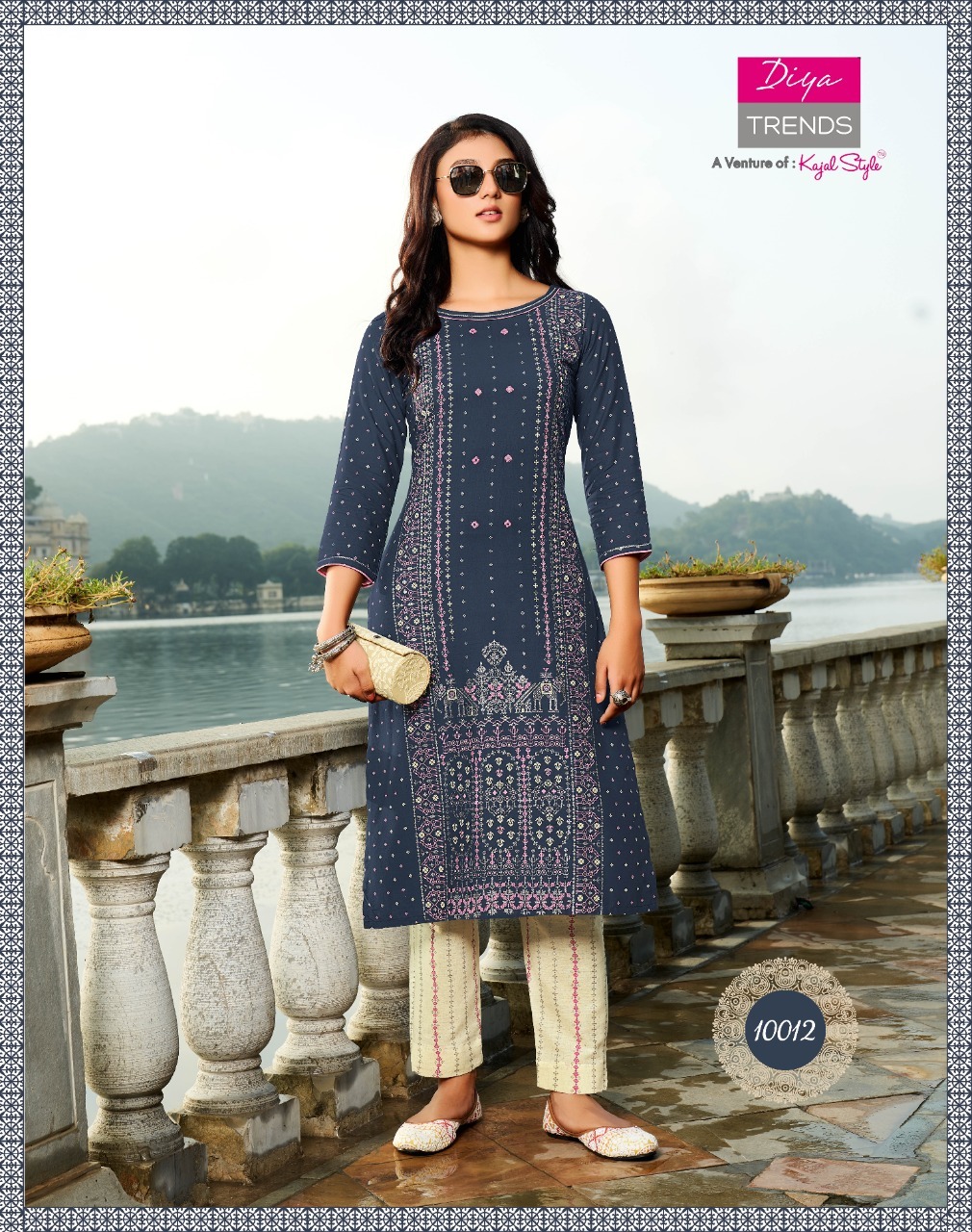 Diya Trends Bibas Vol 10 Designer Festive Wear Kurti With Bottom Wholesale Catalog