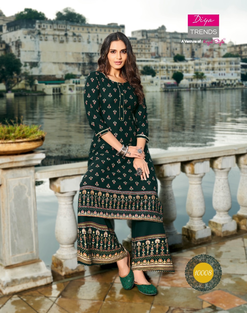 Diya Trends Bibas Vol 10 Designer Festive Wear Kurti With Bottom Wholesale Catalog