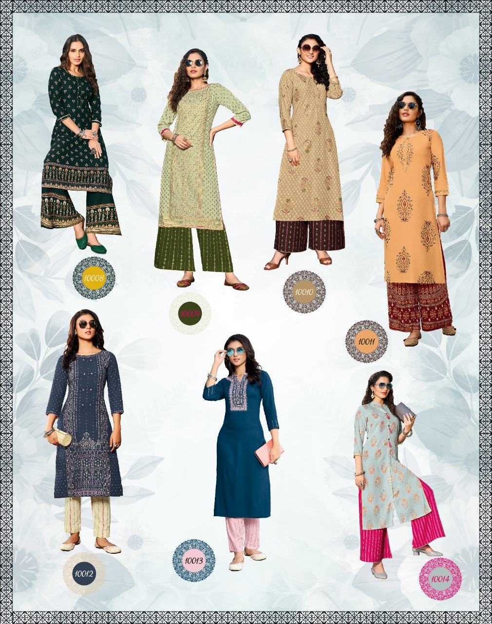 Diya Trends Bibas Vol 10 Designer Festive Wear Kurti With Bottom Wholesale Catalog