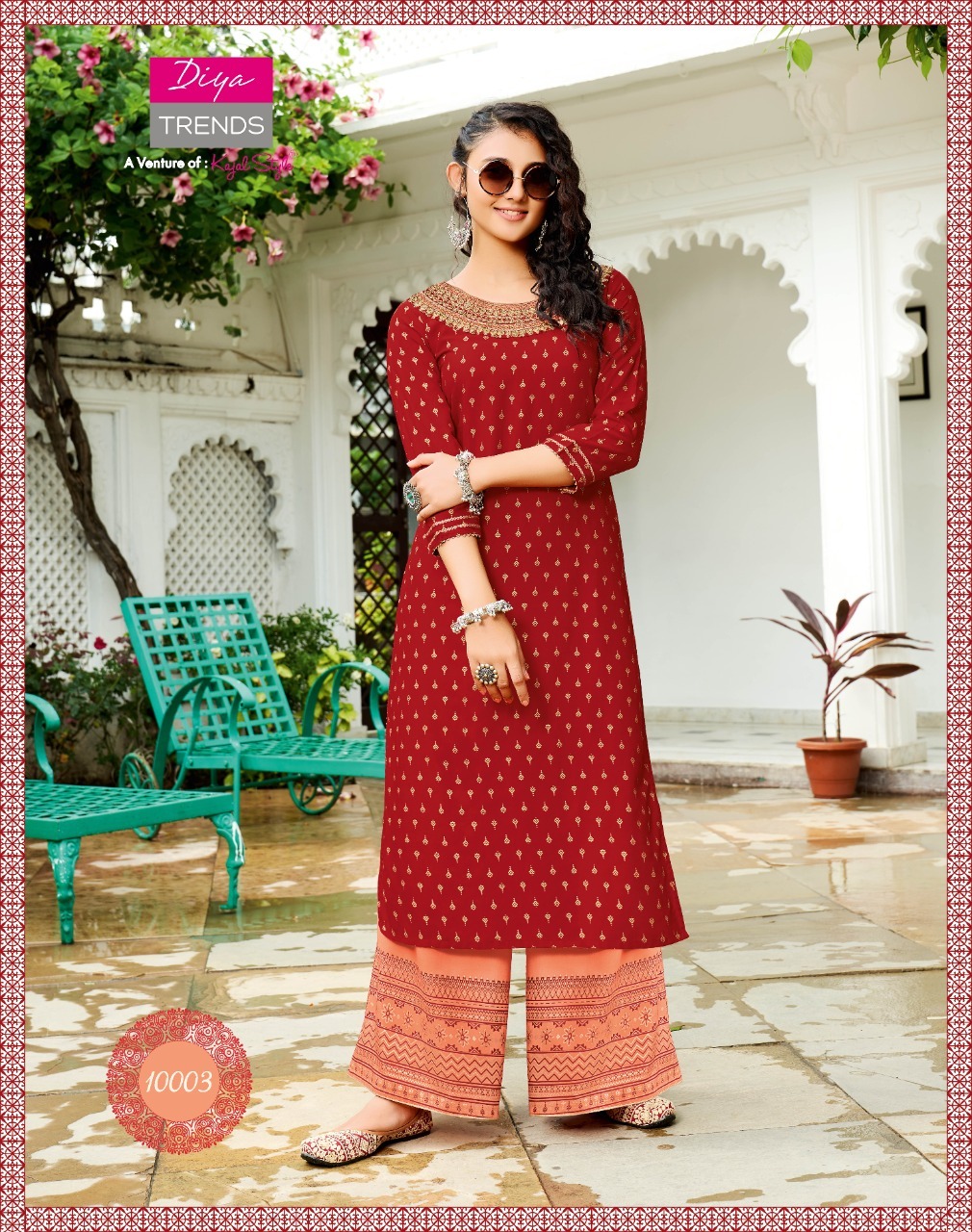 Diya Trends Bibas Vol 10 Designer Festive Wear Kurti With Bottom Wholesale Catalog