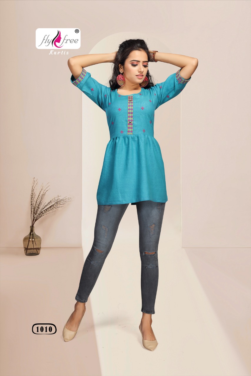 Fly Free Mrtrix Designer Cotton Western Top Catalog