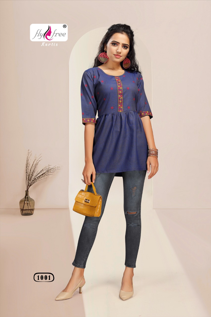 Fly Free Mrtrix Designer Cotton Western Top Catalog