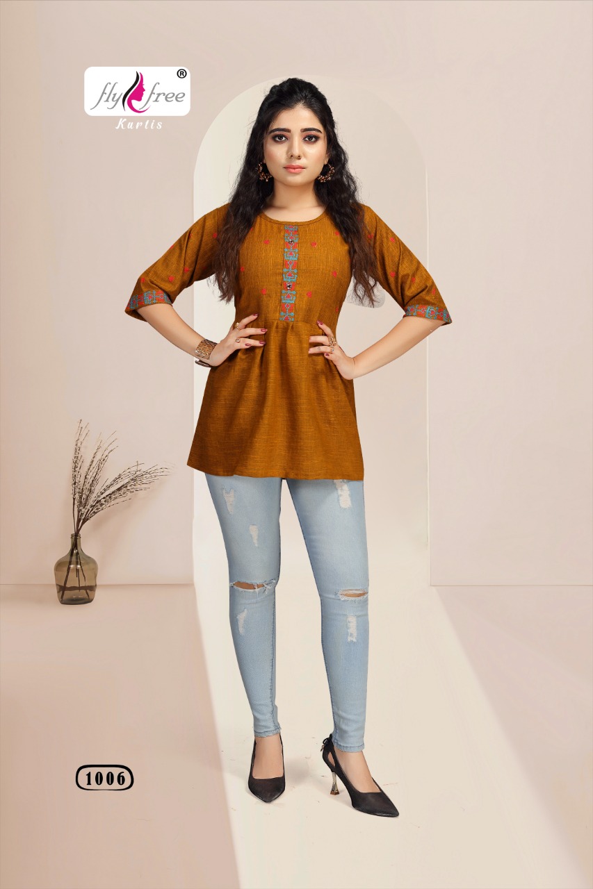 Fly Free Mrtrix Designer Cotton Western Top Catalog
