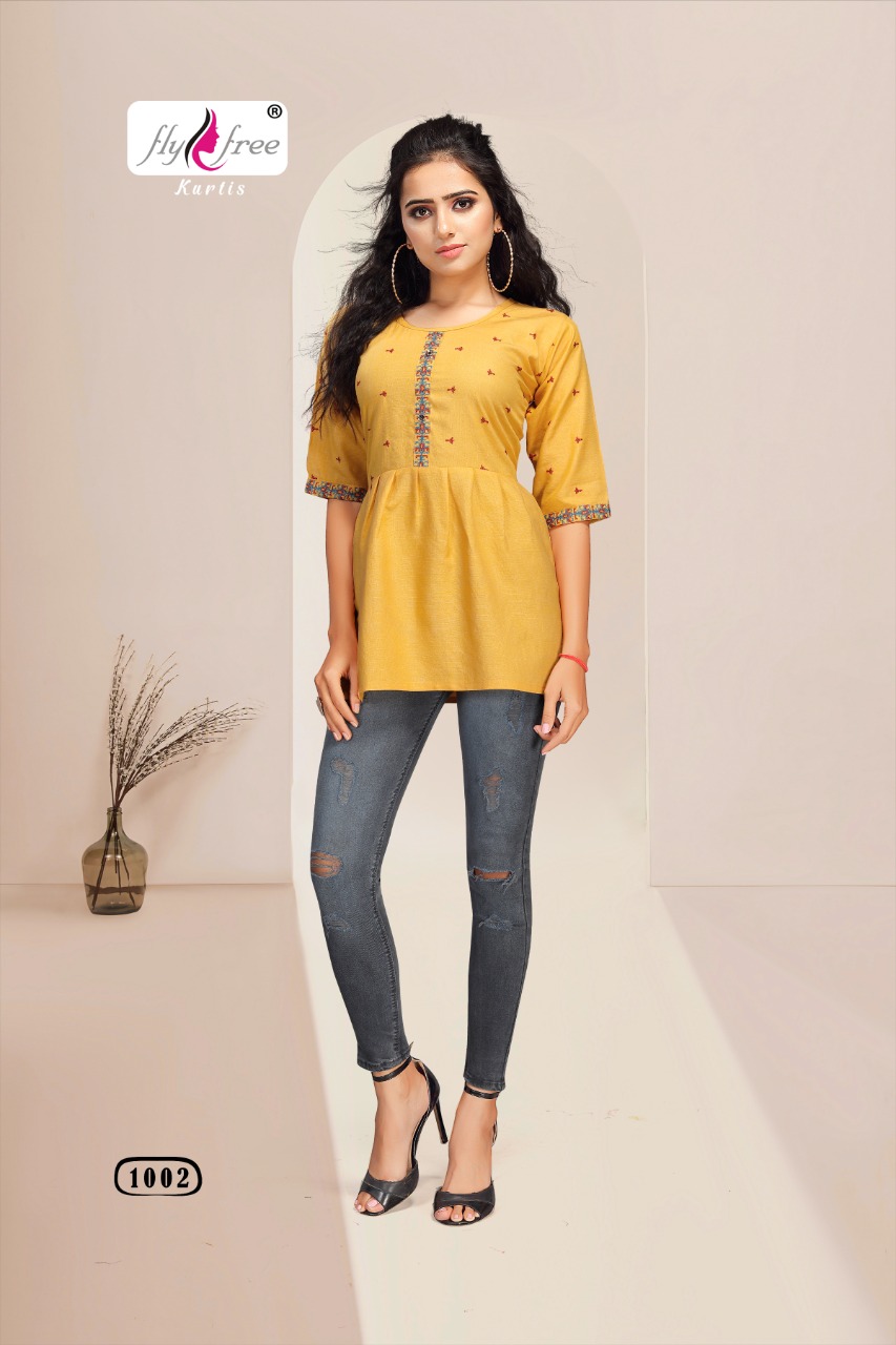 Fly Free Mrtrix Designer Cotton Western Top Catalog