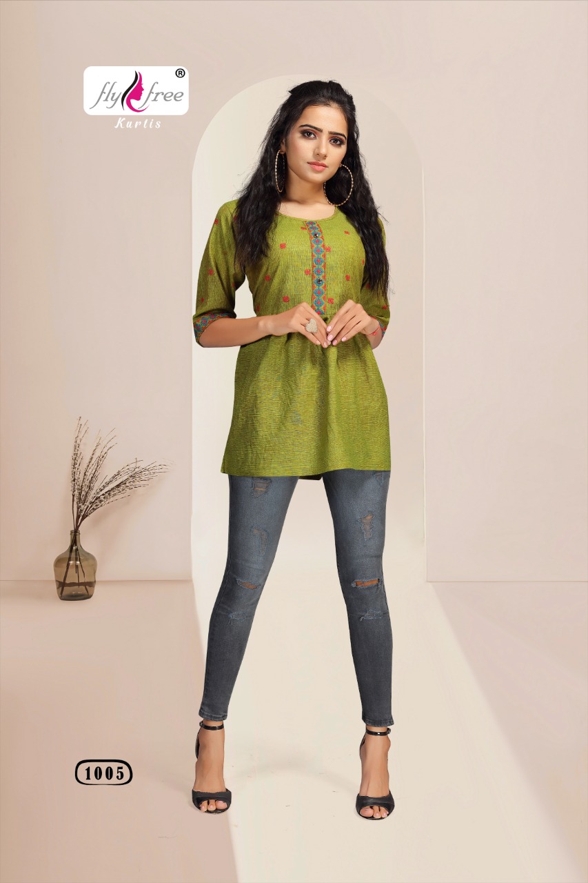 Fly Free Mrtrix Designer Cotton Western Top Catalog