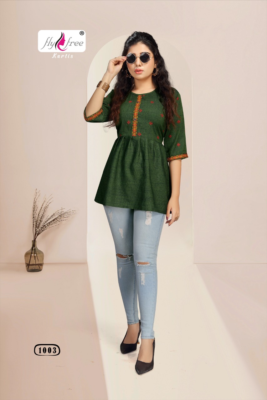 Fly Free Mrtrix Designer Cotton Western Top Catalog