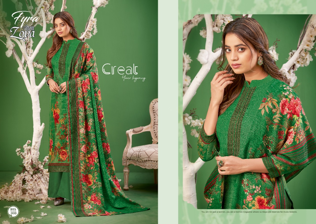 Fyra Zoya Winter Wear Wool Pashmina Collection