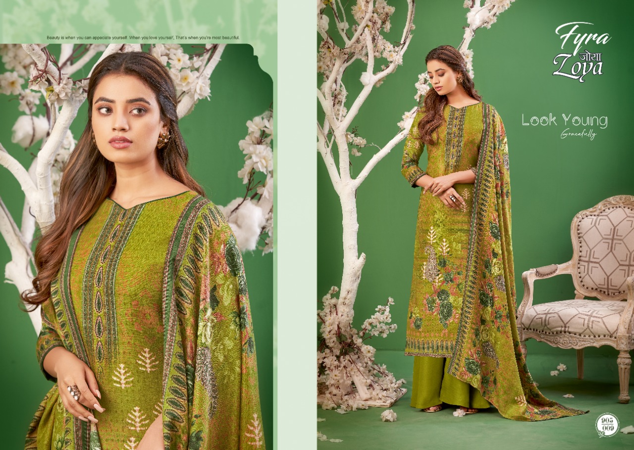 Fyra Zoya Winter Wear Wool Pashmina Collection