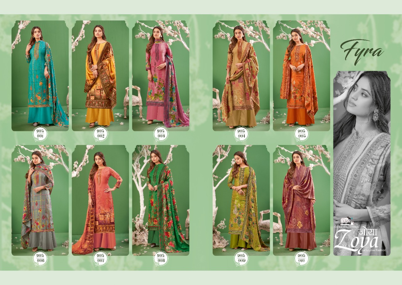 Fyra Zoya Winter Wear Wool Pashmina Collection