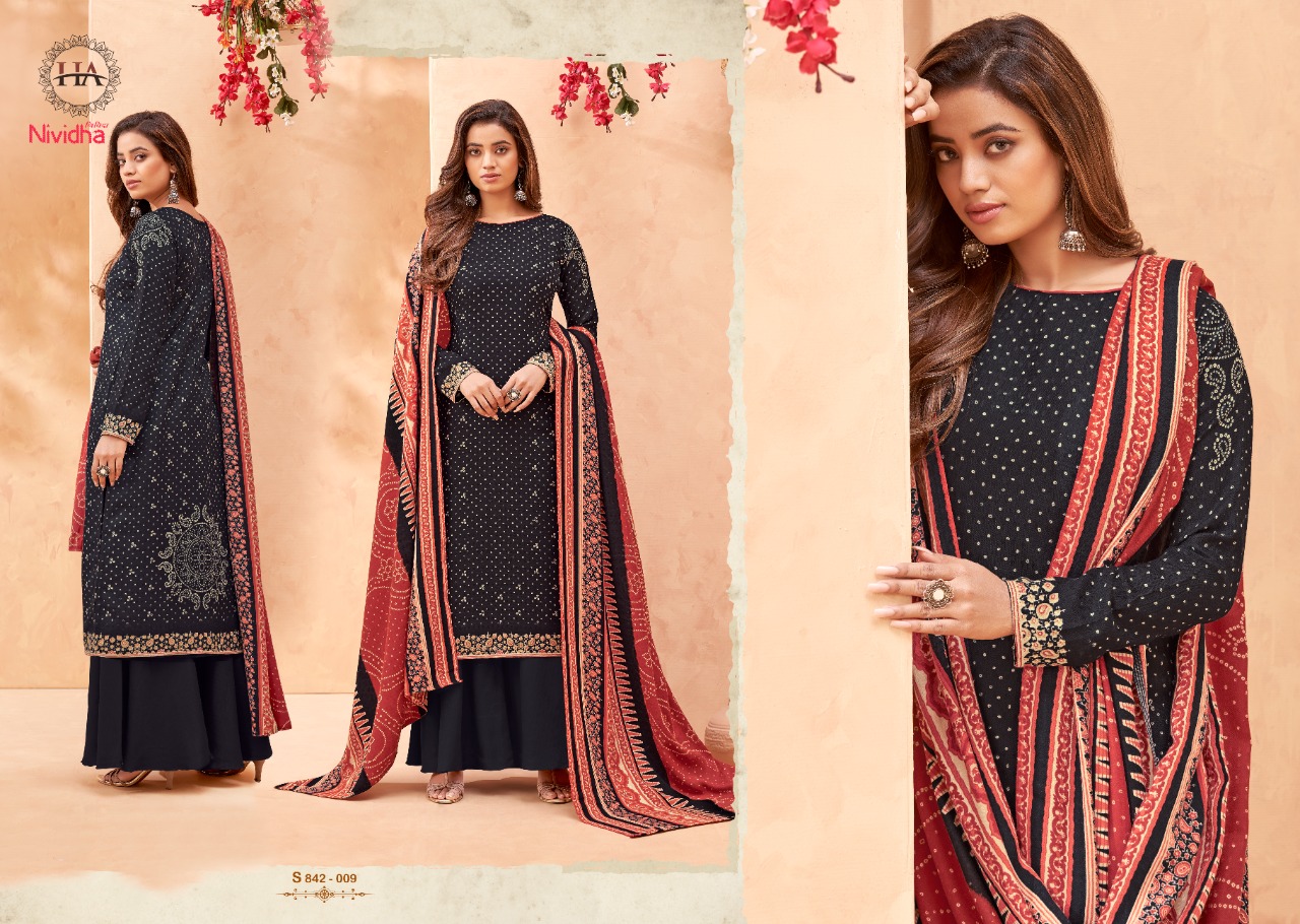 Harshit Nividha Winter Wear Wool Pashmina Collection