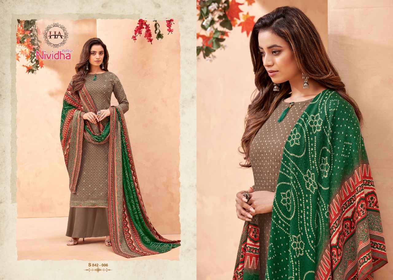 Harshit Nividha Winter Wear Wool Pashmina Collection