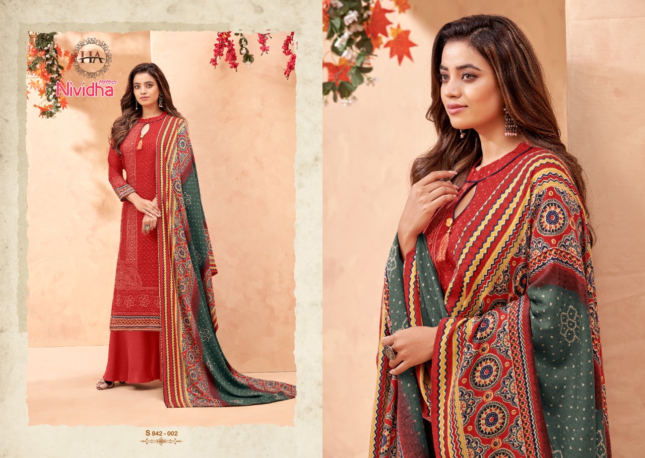 Harshit Nividha Winter Wear Wool Pashmina Collection