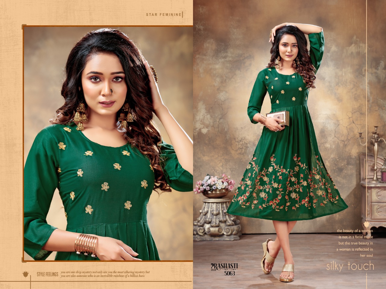 Premnath Prashashti Vol. 2 Festival Wear Designer Kurtis
