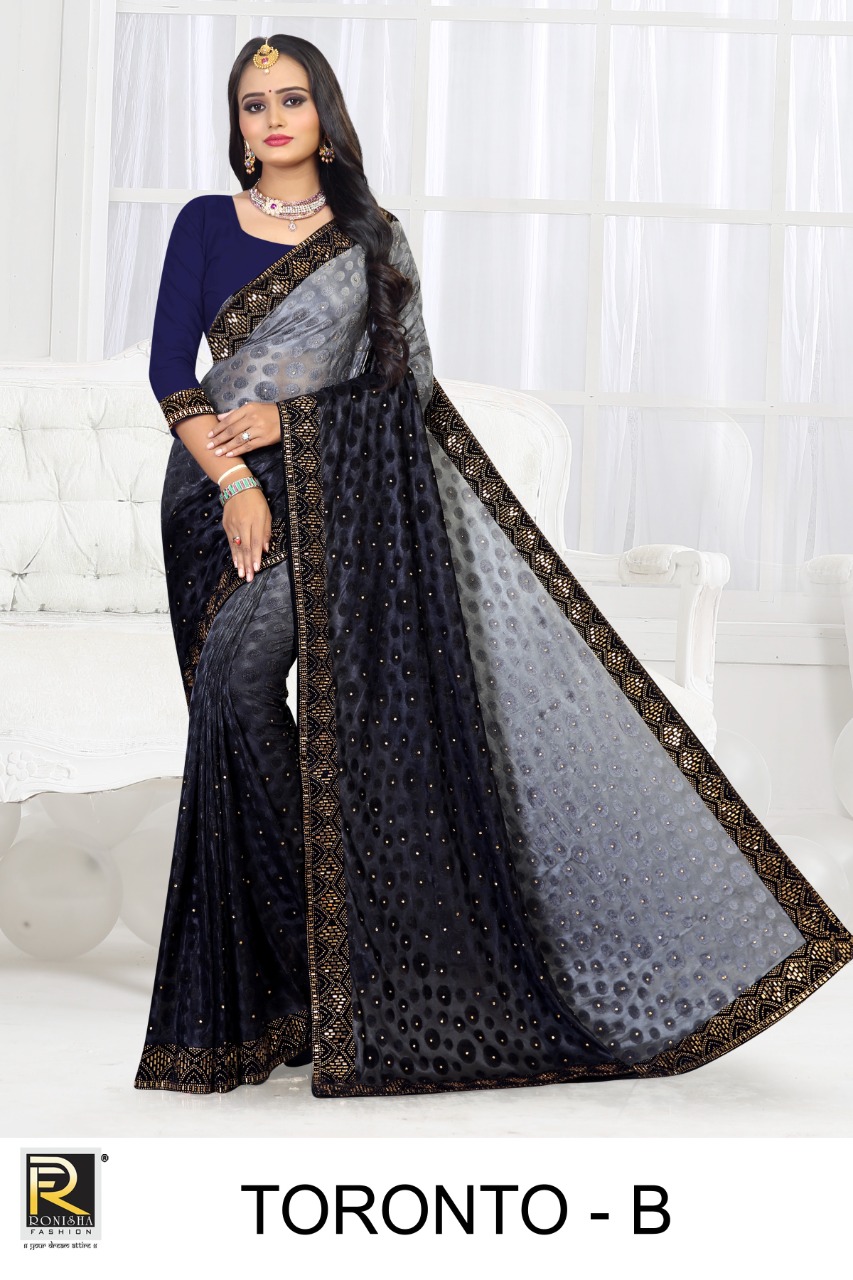 Ranjna Toronto Siroski Diamond Traditional Wear Designer Saree Collection