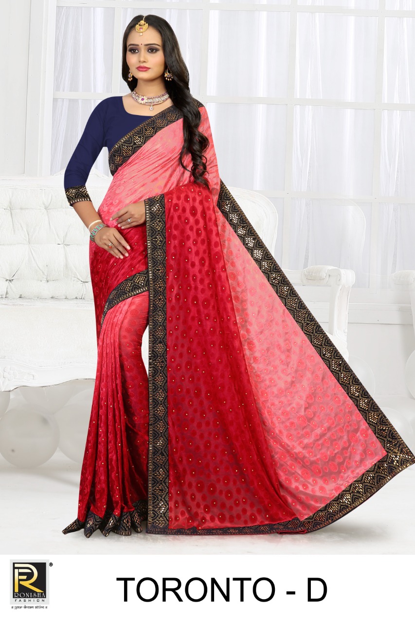 Ranjna Toronto Siroski Diamond Traditional Wear Designer Saree Collection