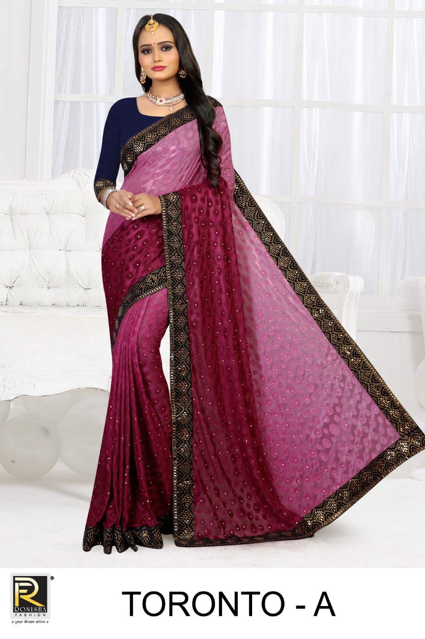 Ranjna Toronto Siroski Diamond Traditional Wear Designer Saree Collection