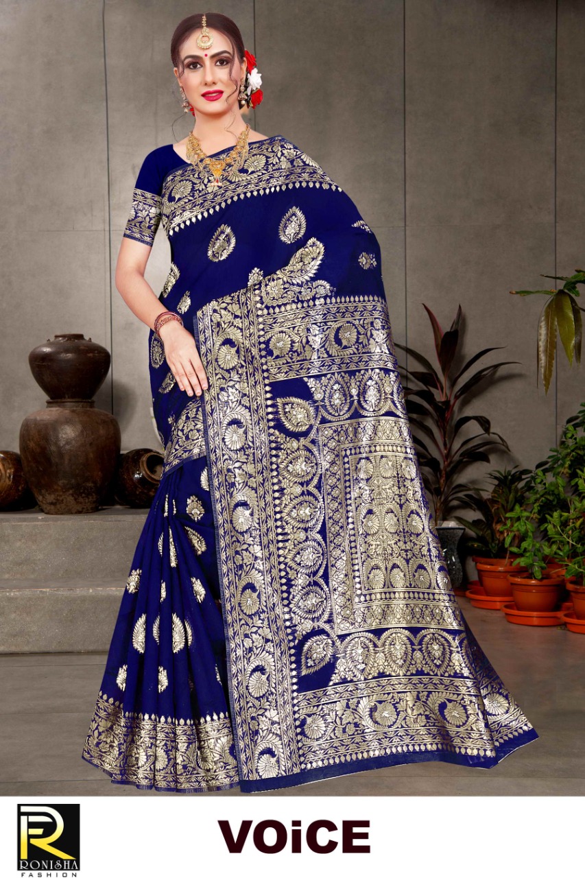 Ranjna Voice Cotton Silk Formal Wear Saree Collection