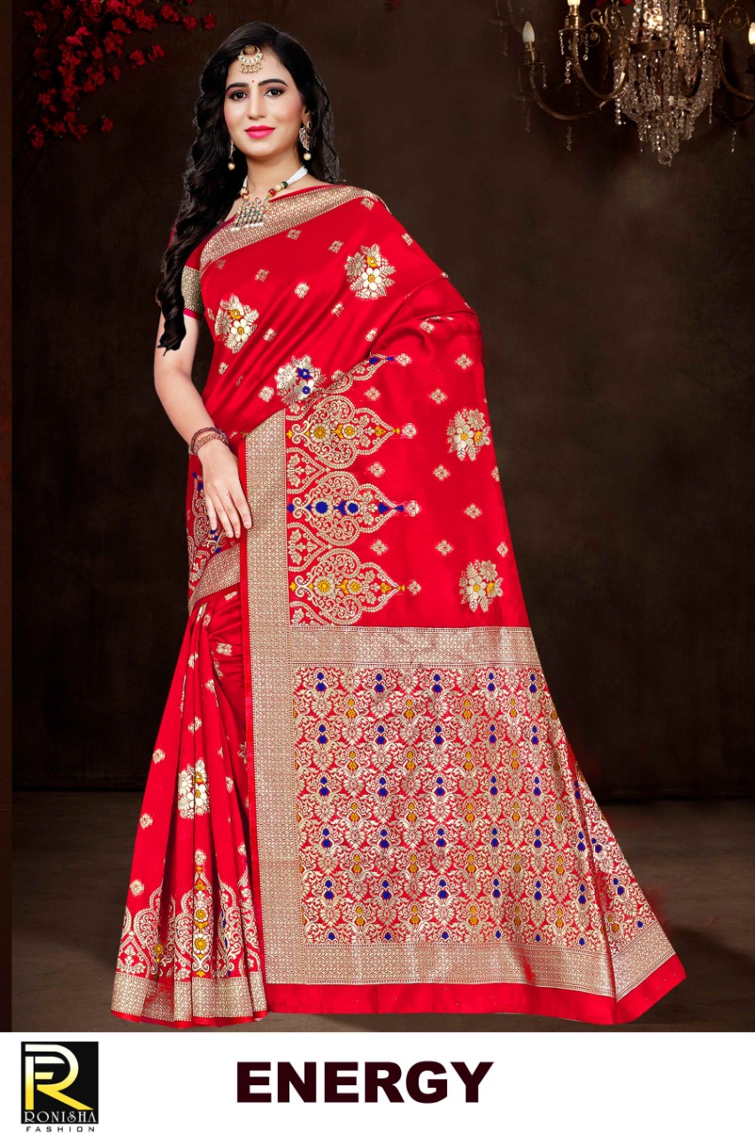Ranjna Energy Ethnik Wear Silk Saree Collection Wholesale Shop