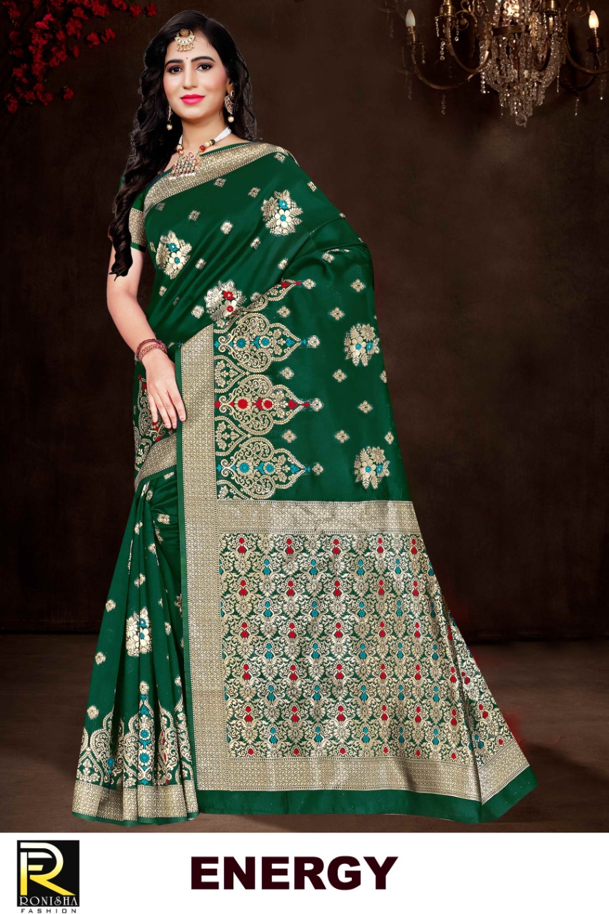 Ranjna Energy Ethnik Wear Silk Saree Collection Wholesale Shop