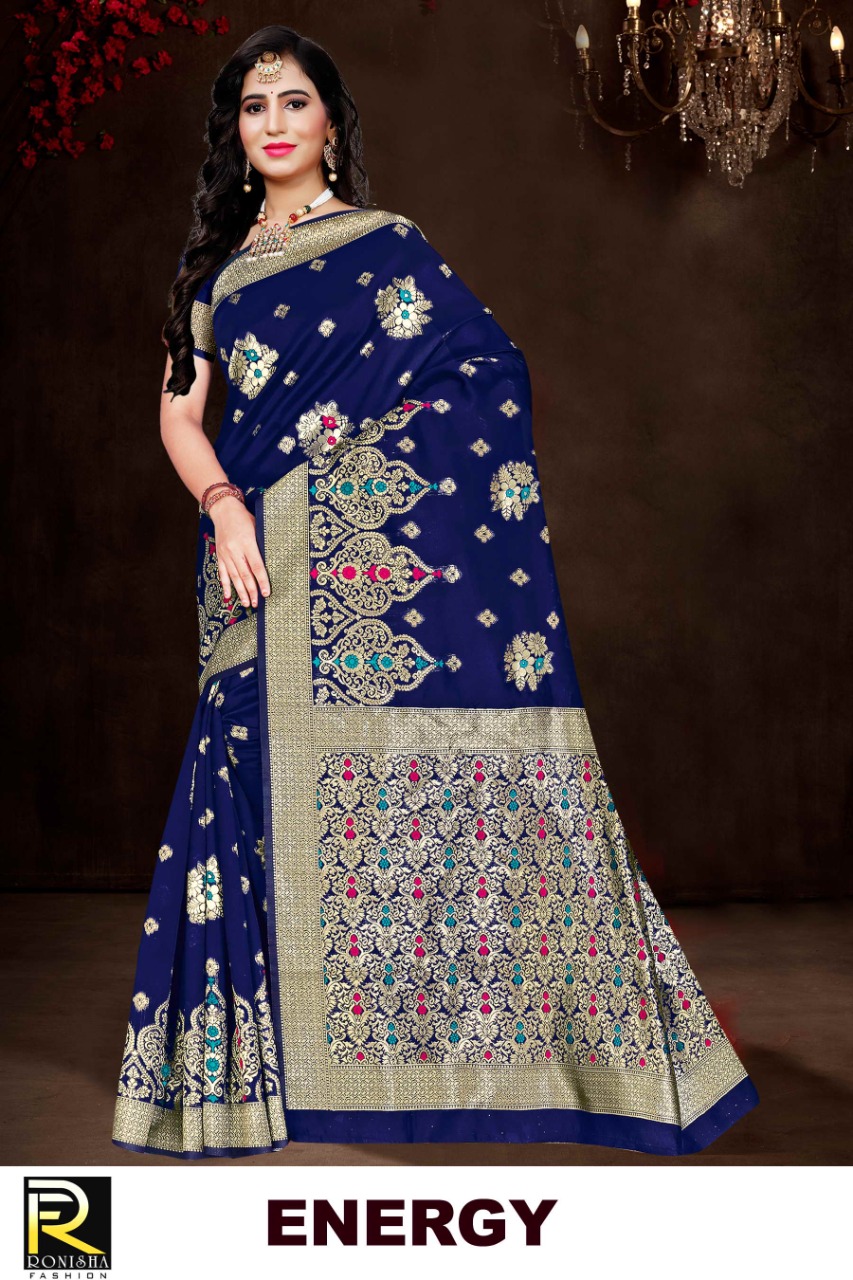 Ranjna Energy Ethnik Wear Silk Saree Collection Wholesale Shop