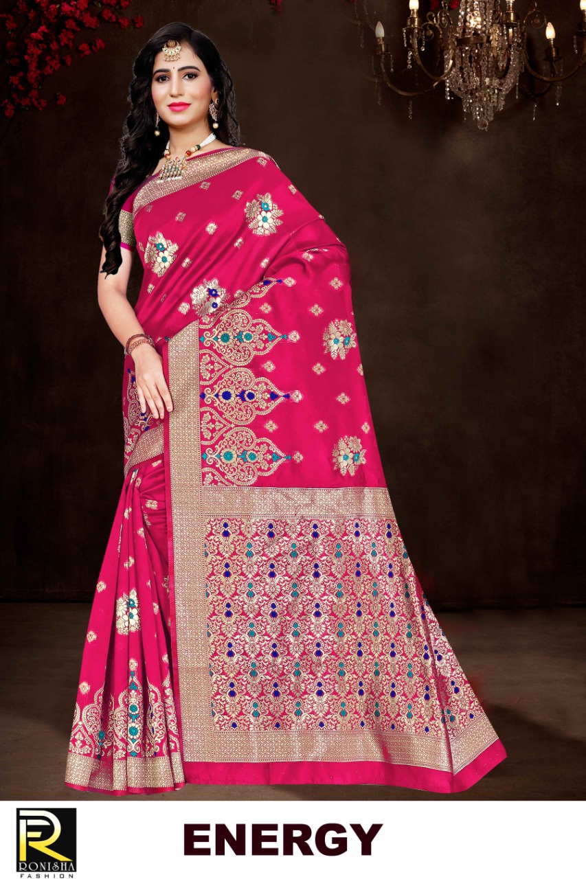 Ranjna Energy Ethnik Wear Silk Saree Collection Wholesale Shop