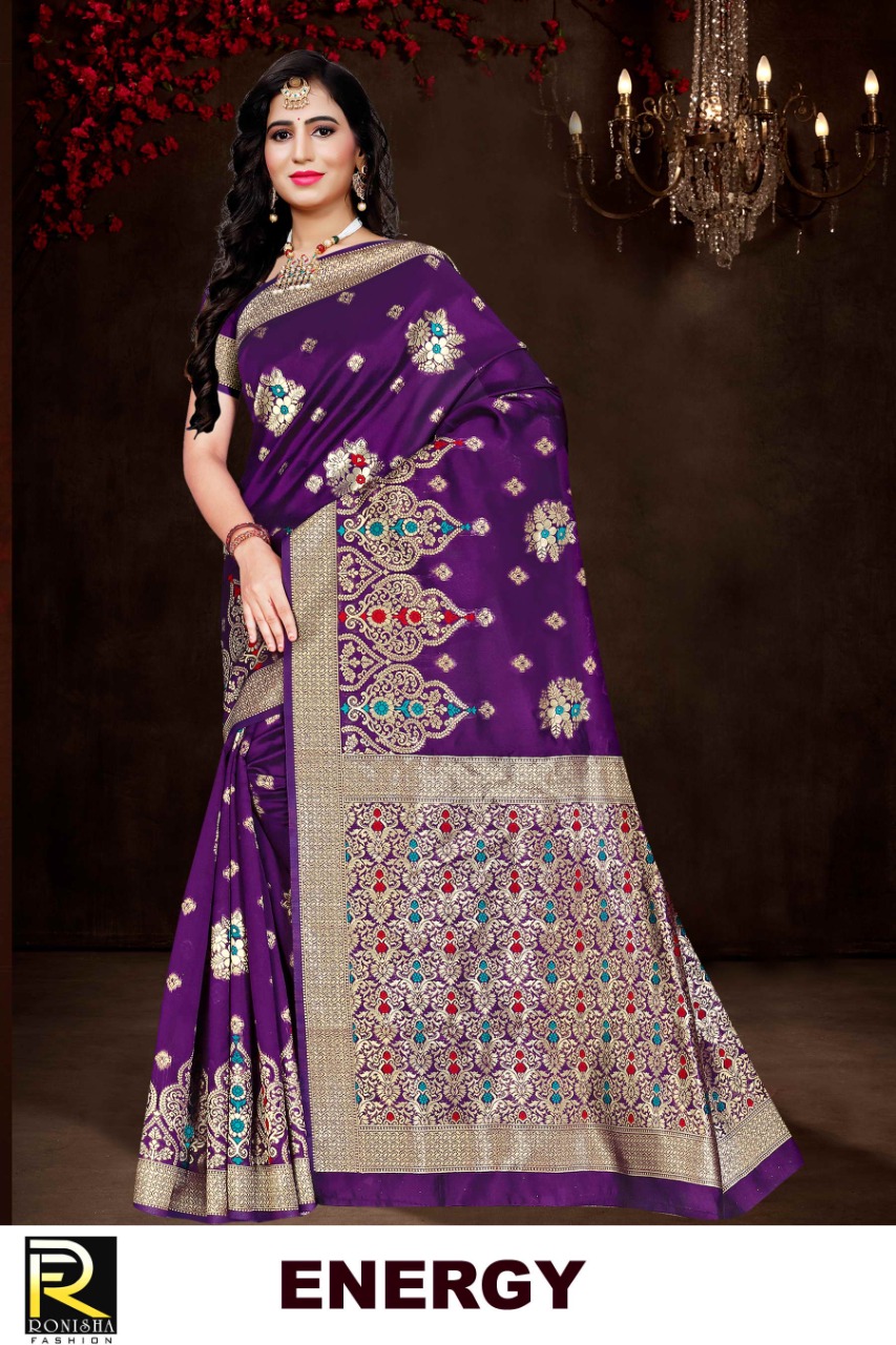 Ranjna Energy Ethnik Wear Silk Saree Collection Wholesale Shop