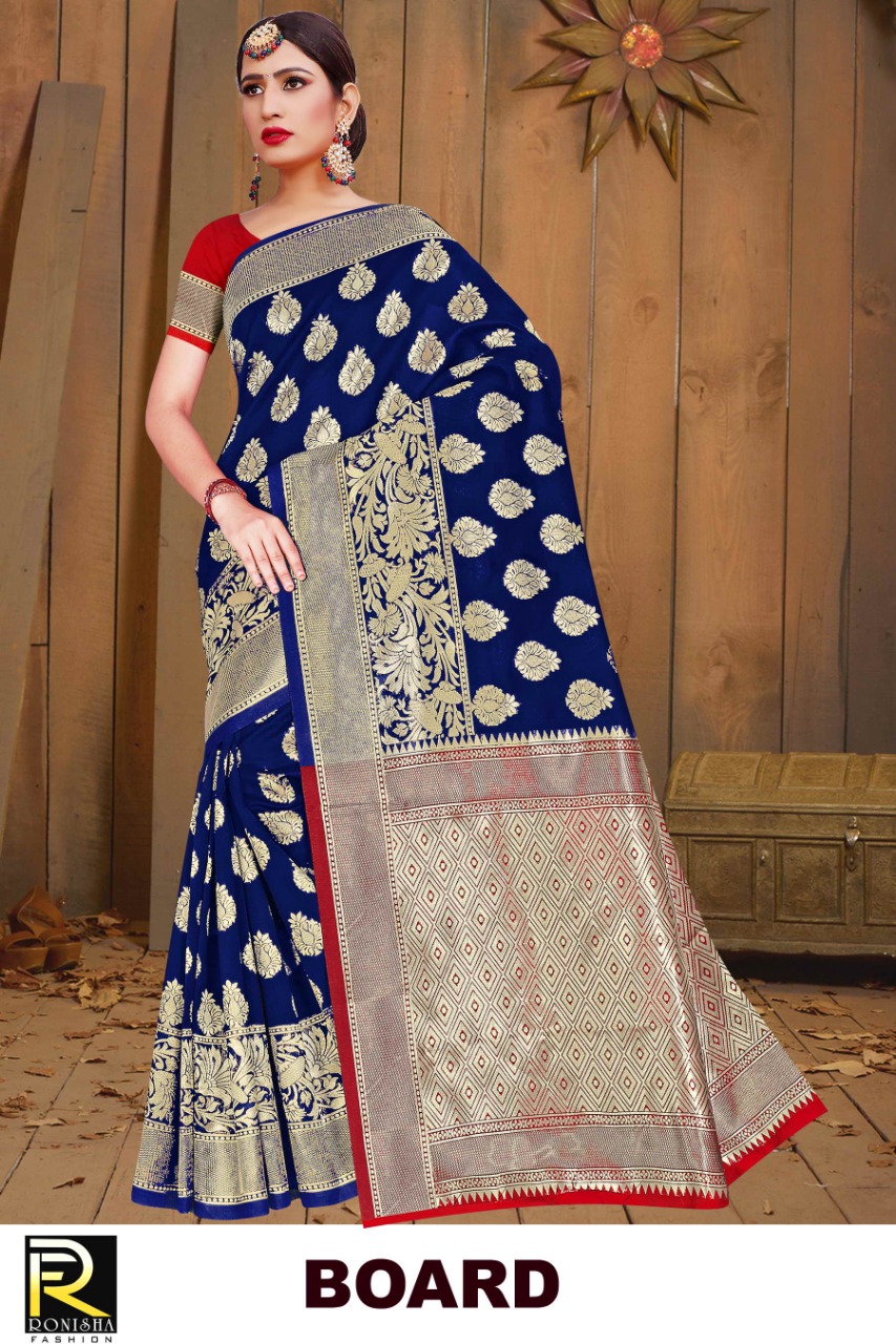 Ranjna Board Casual Wear Silk Saree Collection Online Shop