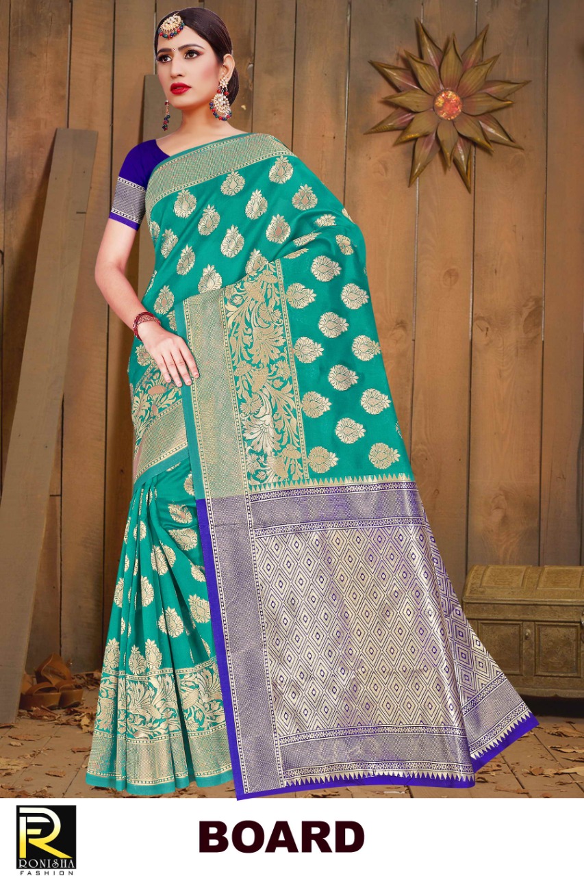 Ranjna Board Casual Wear Silk Saree Collection Online Shop