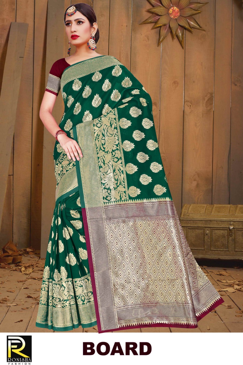 Ranjna Board Casual Wear Silk Saree Collection Online Shop