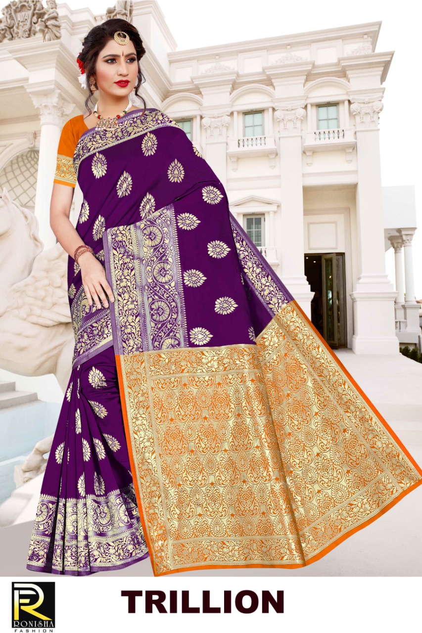 Ranjna Trillion Casual Wear Silk Saree Collection
